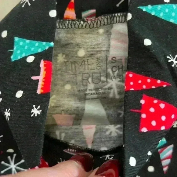 Time & Tru Christmas Tree Holiday Turtleneck Small - Picture 3 of 4